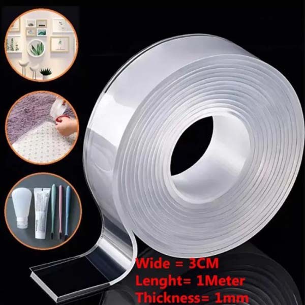 Nano Magic Double Side Adhesive Tape-2cm, length 1m