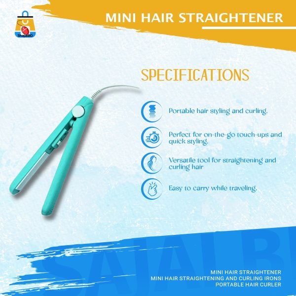 Mini hair straightener